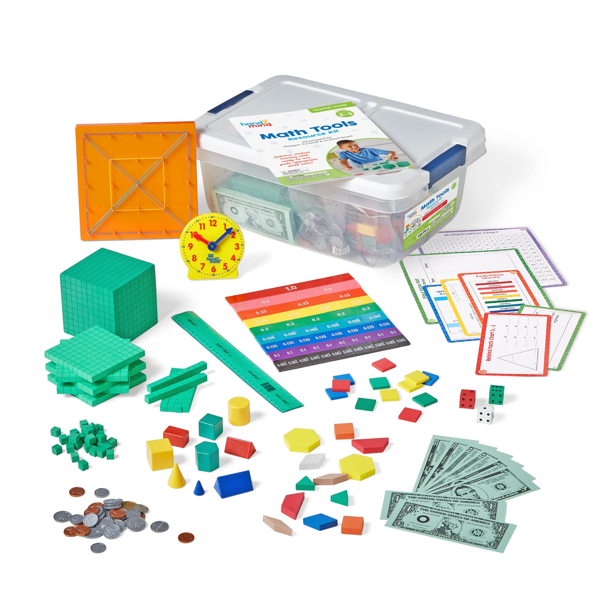 hand2mind Math Tools Grades 2-3 Resource Kit